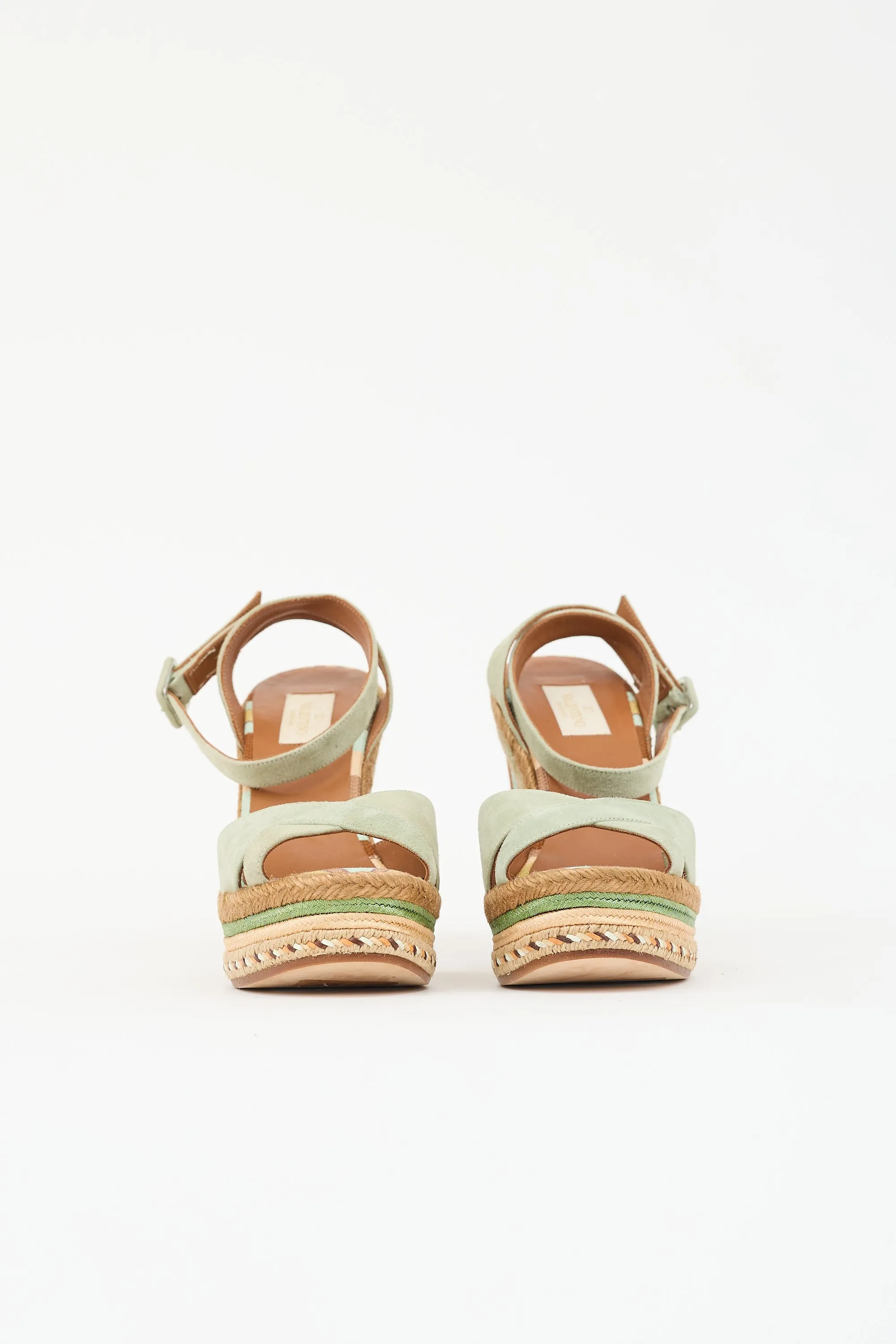 Suede Espadrille Wedge Sandal sold by VSP Consignment product image thumbnail 3