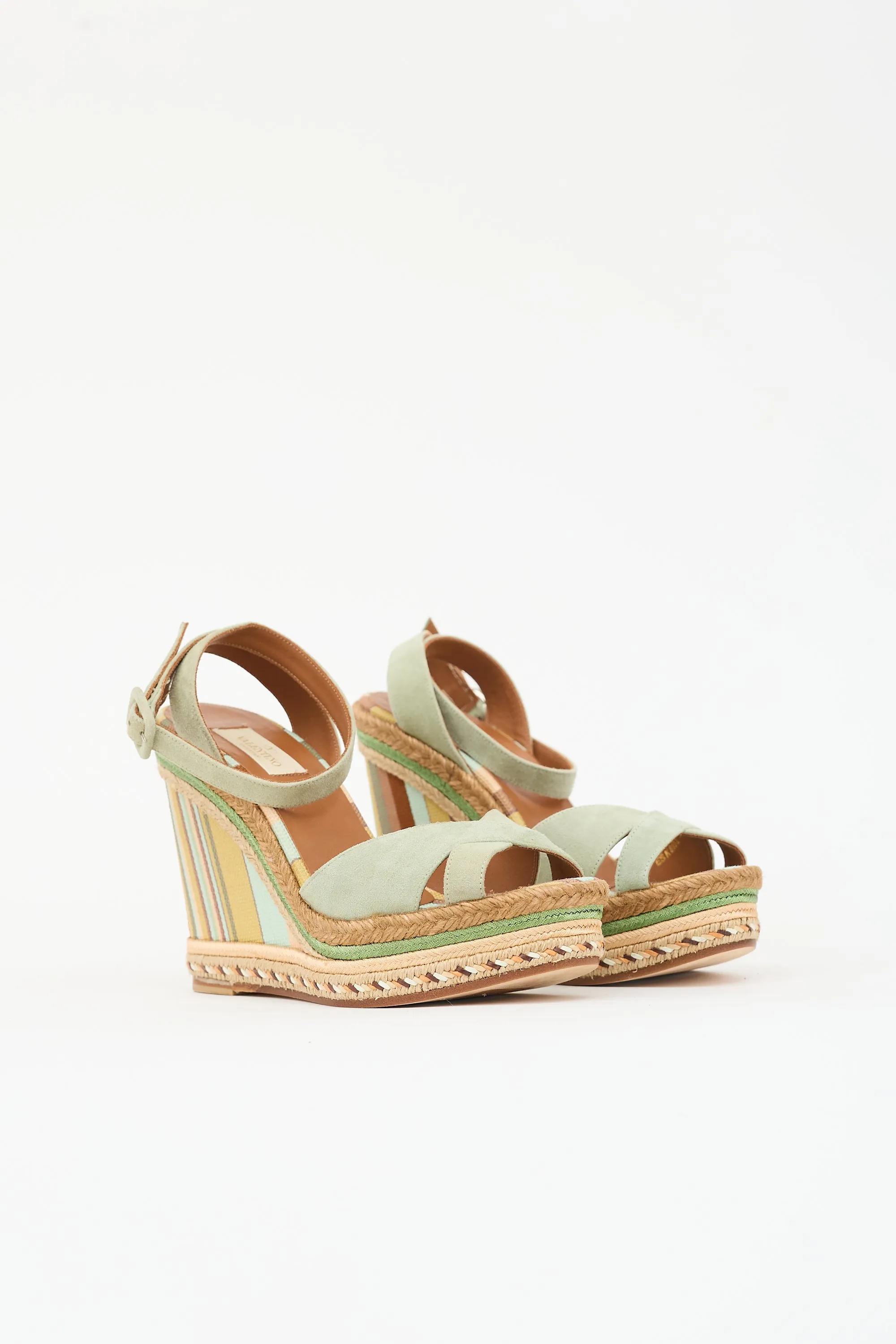 Suede Espadrille Wedge Sandal sold by VSP Consignment product image thumbnail 2