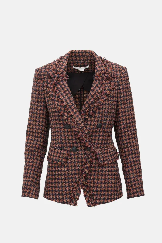 Patterned Tweed Blazer made by Veronica Beard