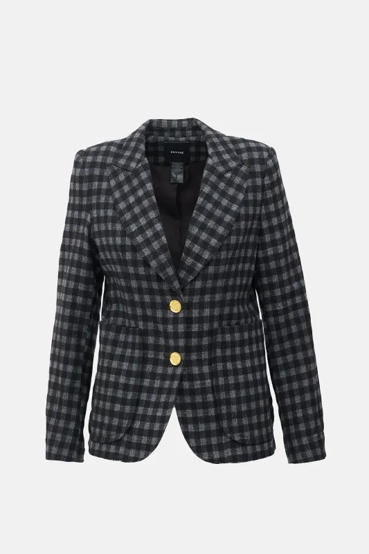 Checked Patch Pocket Blazer made by Smythe