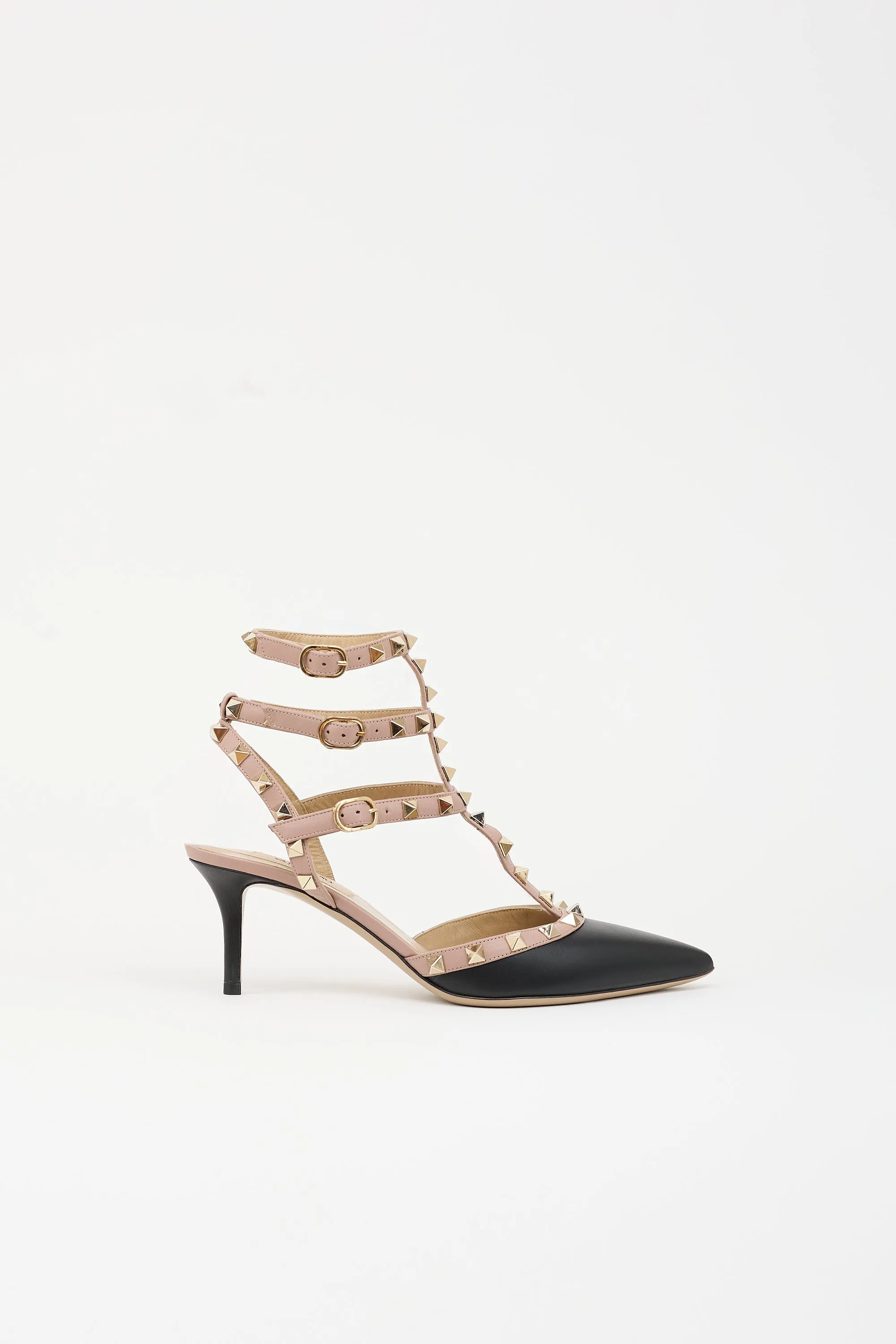 Leather Rockstud Heel sold by VSP Consignment