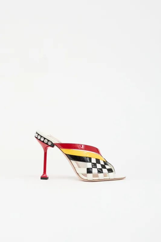 Resort 2018 Patent Mule made by Miu Miu