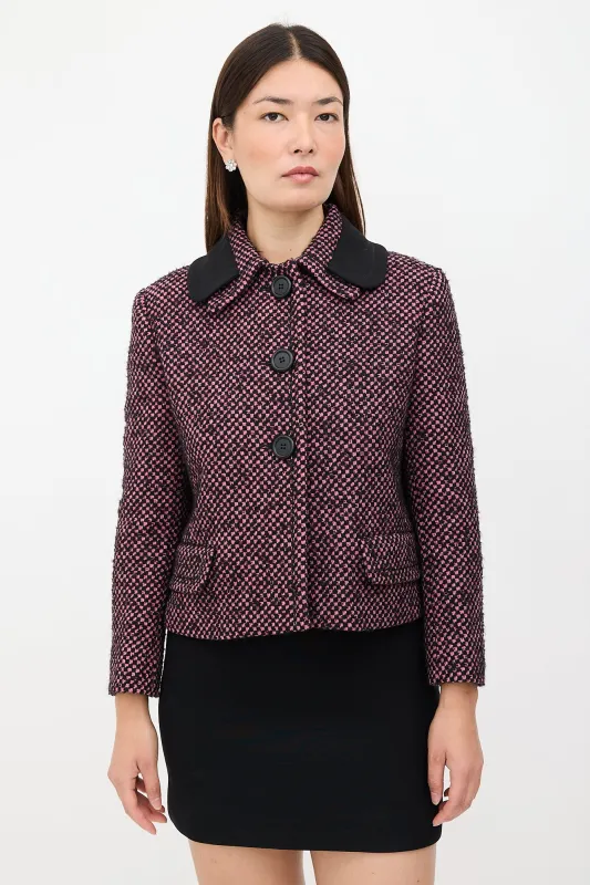 2015 Wool Tweed Jacket made by Prada
