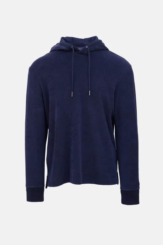 Purple Label Terry Hoodie made by Ralph Lauren