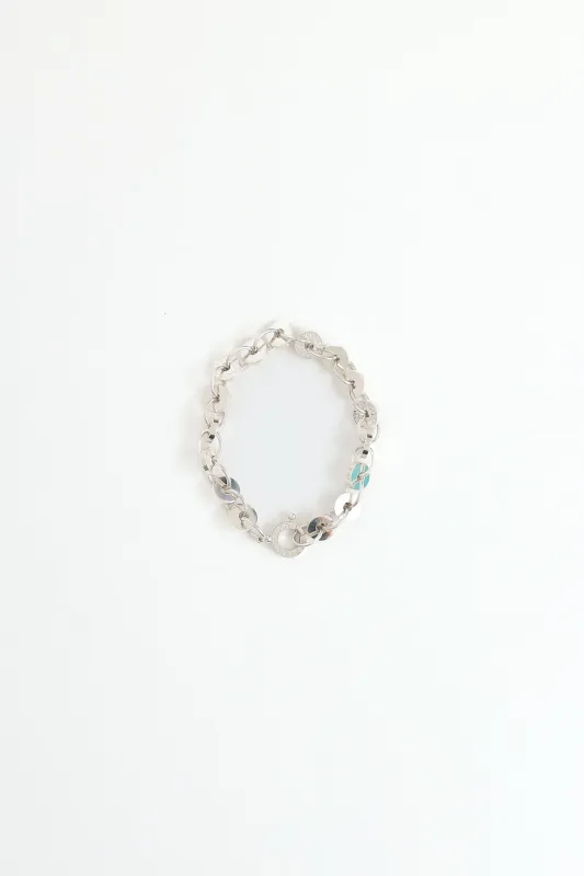 Sterling Silver Circle Link Bracelet made by Tiffany & Co.
