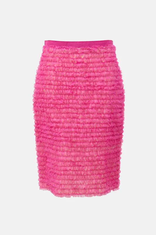 D&G Silk Ruffled Skirt made by Dolce & Gabanna