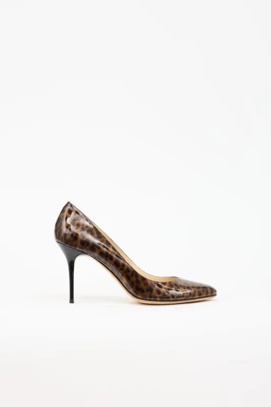 Patent Printed Pump made by Jimmy Choo