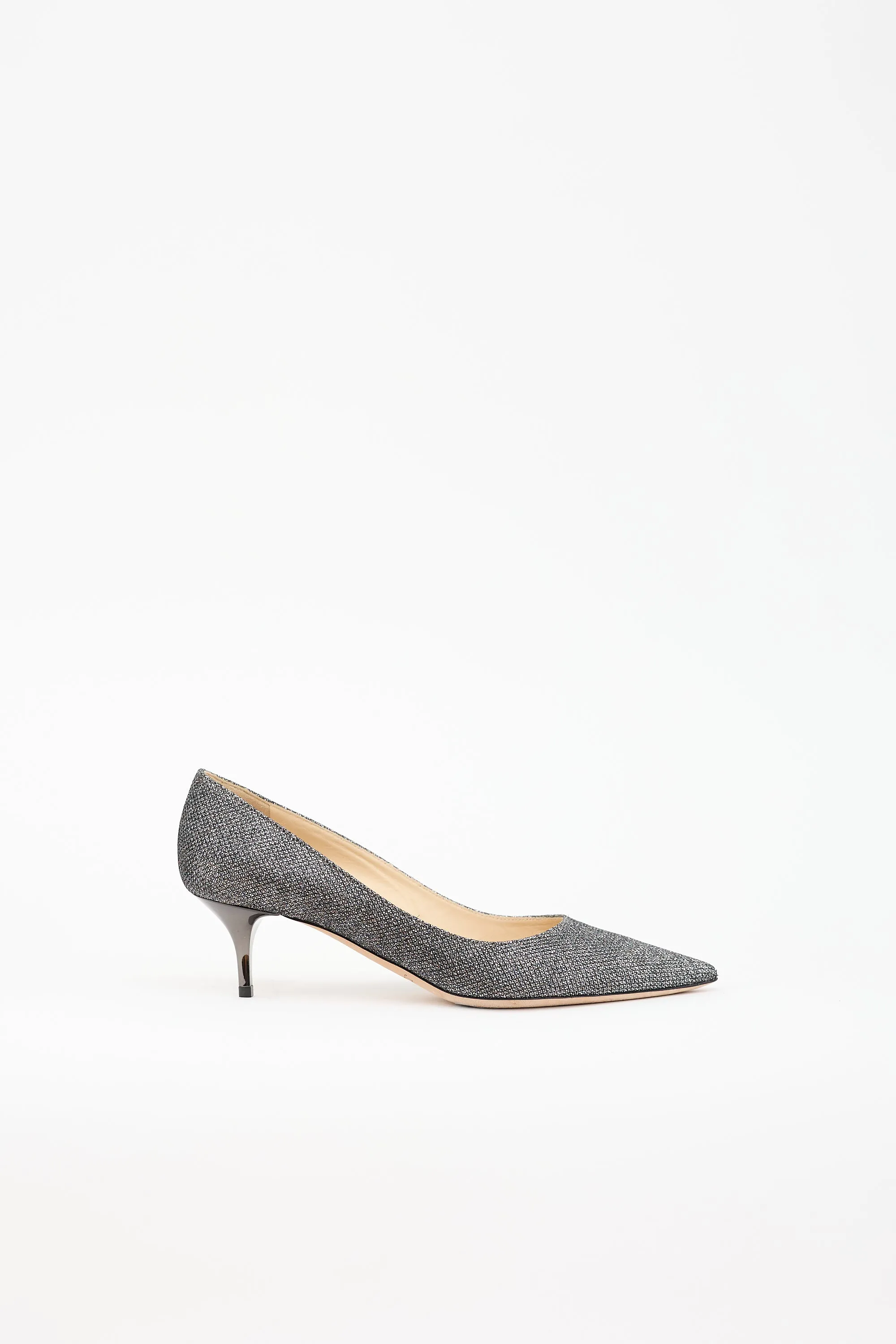 Glitter Pointed Pump sold by VSP Consignment