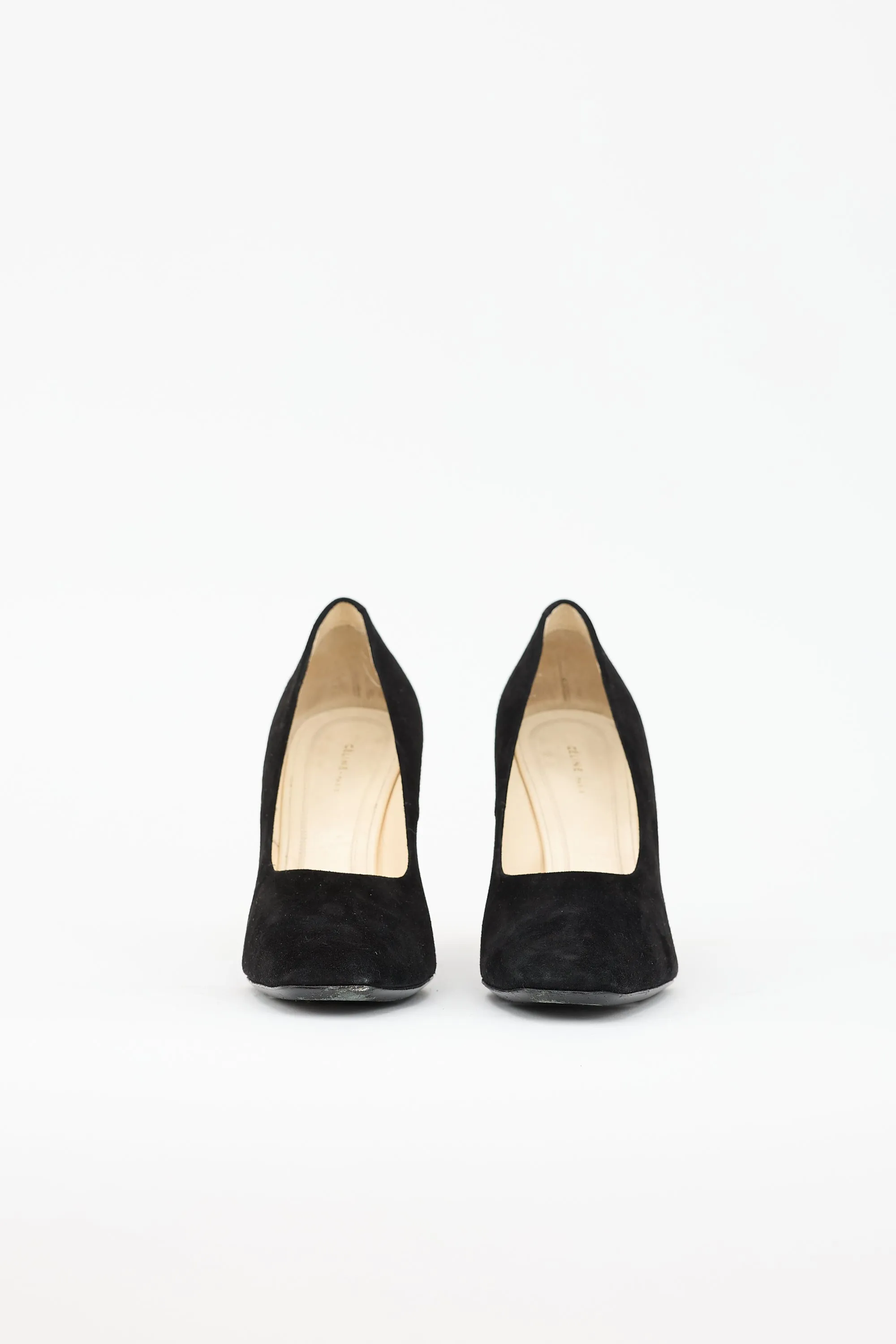 Suede Block Heel Pump sold by VSP Consignment product image thumbnail 3