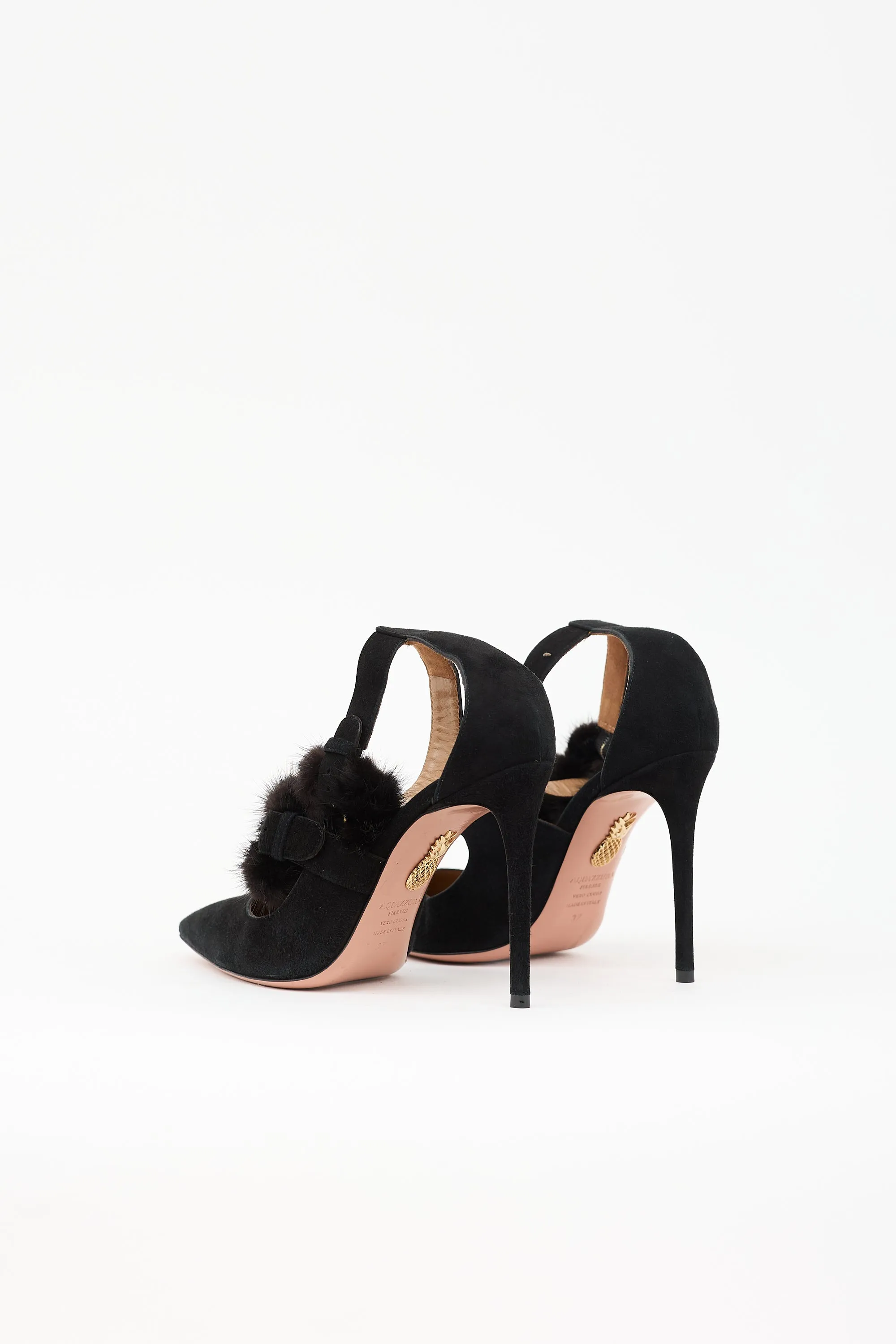 Suede & Fur Heel sold by VSP Consignment product image thumbnail 4