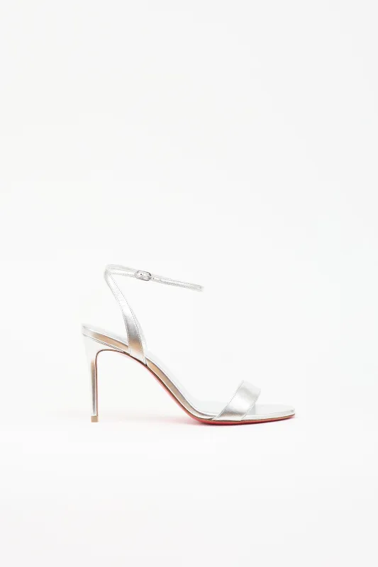 Metallic Leather Loubigirl Sandal made by Christian Louboutin
