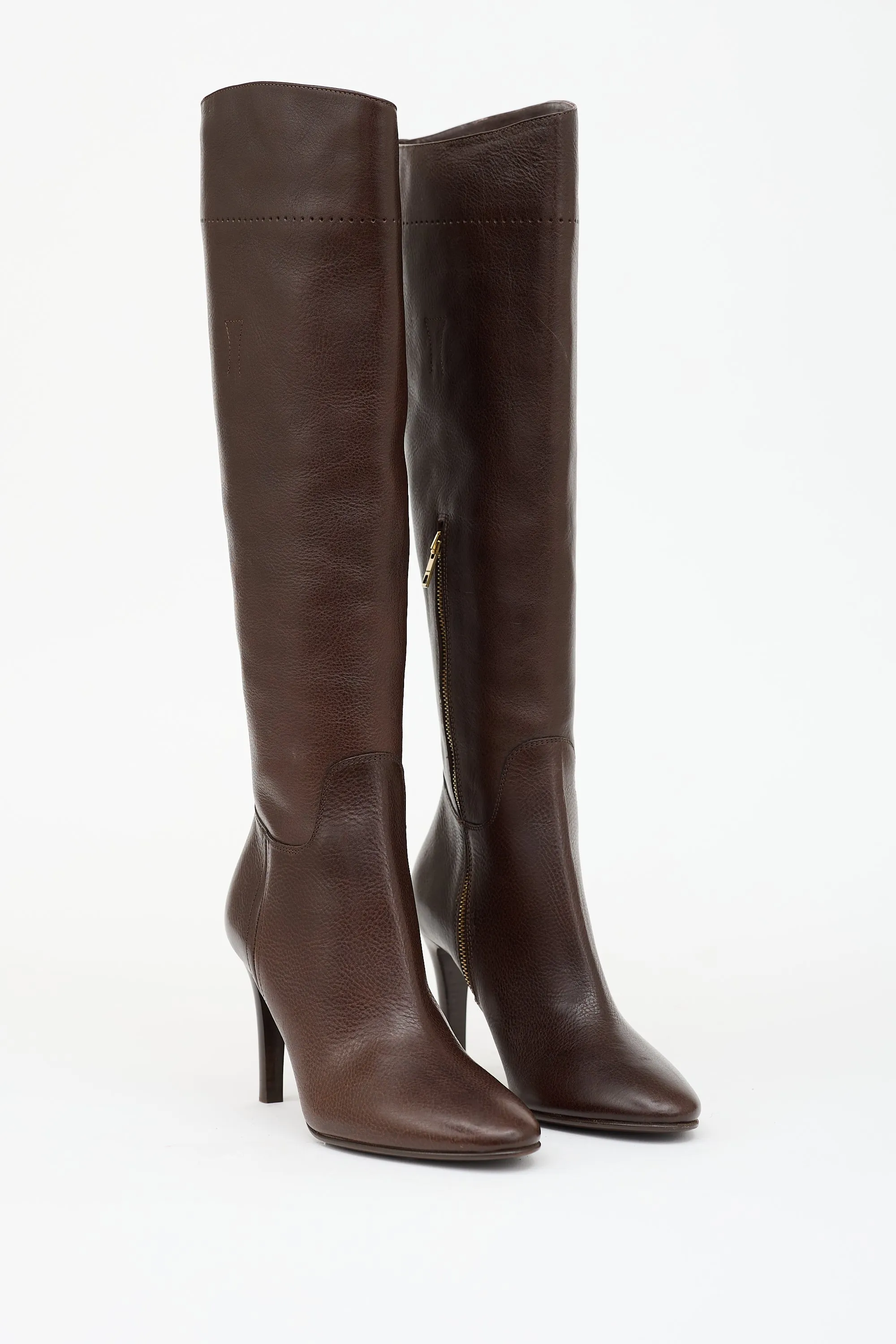 Leather Muncy Riding Boot sold by VSP Consignment product image thumbnail 2