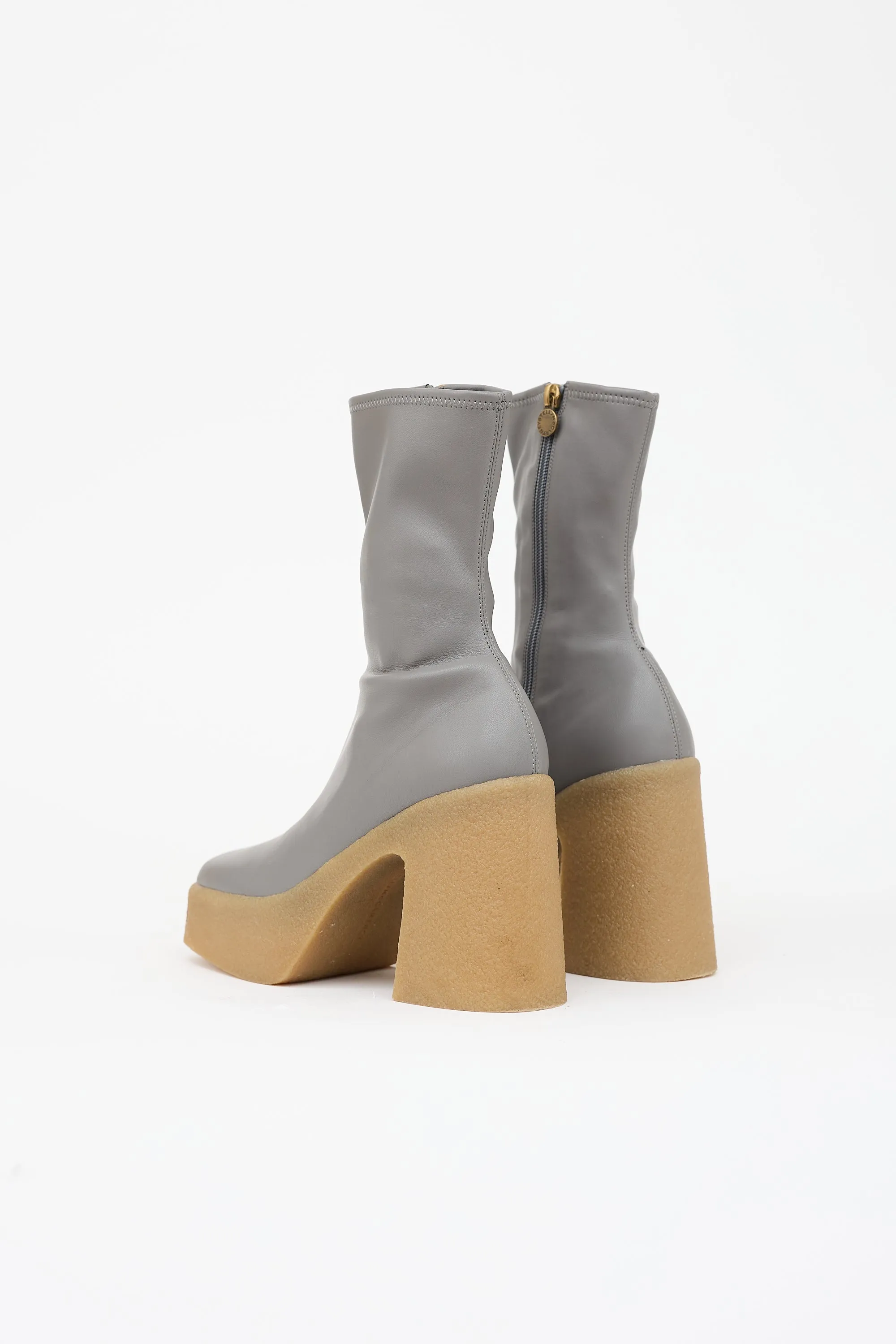Faux Leather Platform Boot sold by VSP Consignment product image thumbnail 4