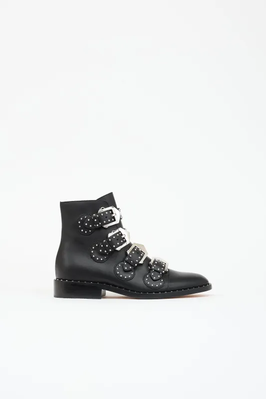 Leather Studded Ankle Boot made by Givenchy