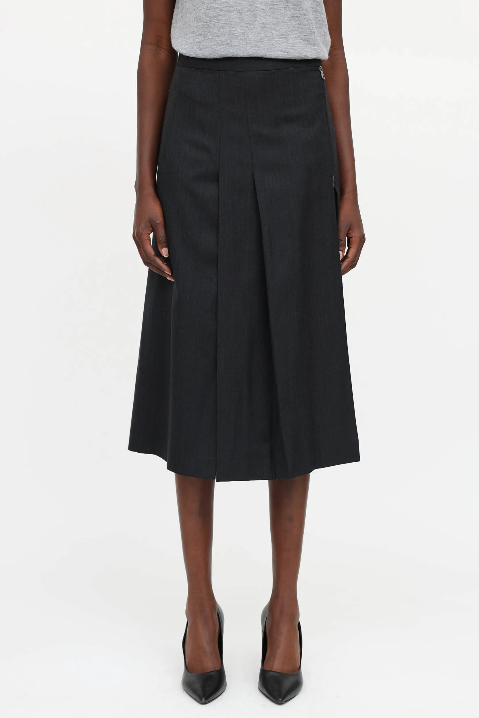 Pleated Scarf Skirt sold by VSP Consignment product image thumbnail 2
