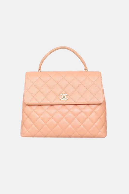 2004 Caviar Medium Kelly Top Handle Bag made by Chanel