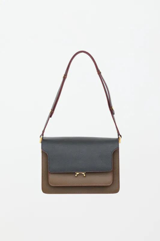 Saffiano Leather Medium Trunk Bag made by Marni