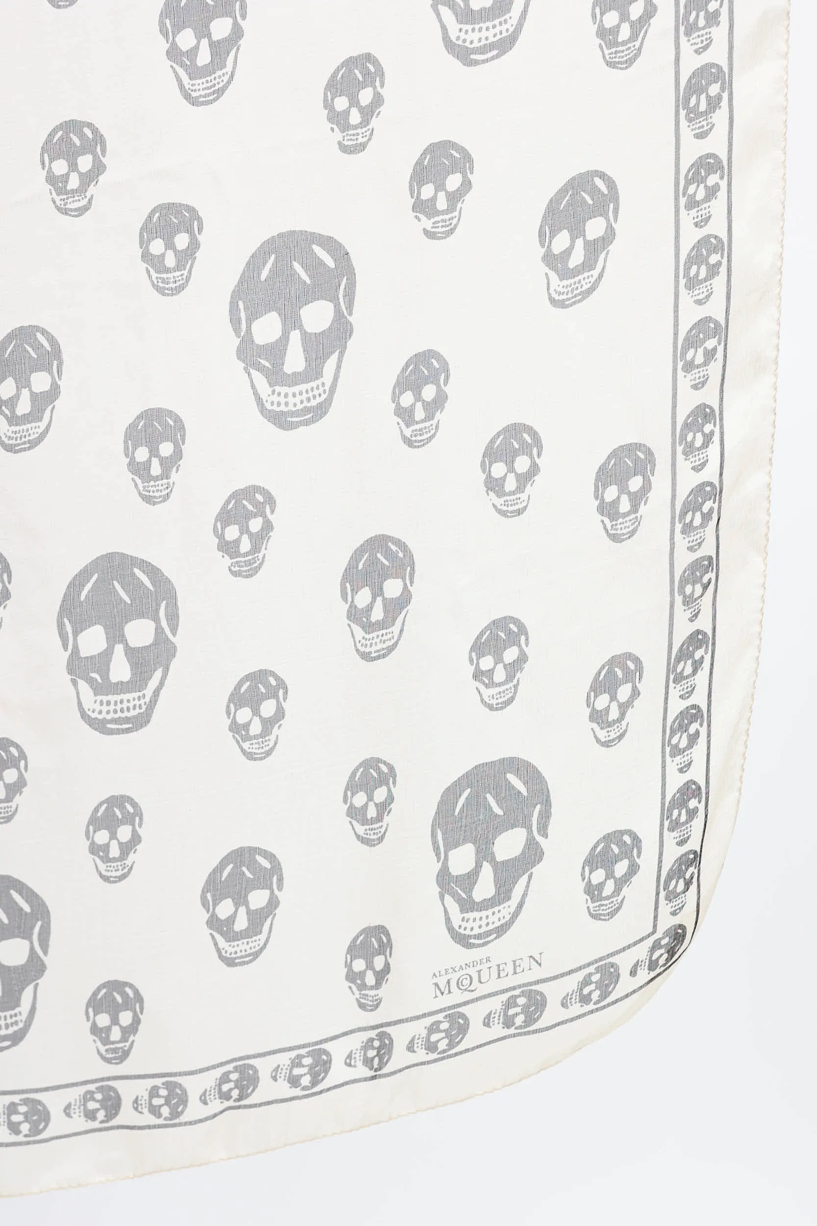 Silk Skull Scarf sold by VSP Consignment product image thumbnail 2
