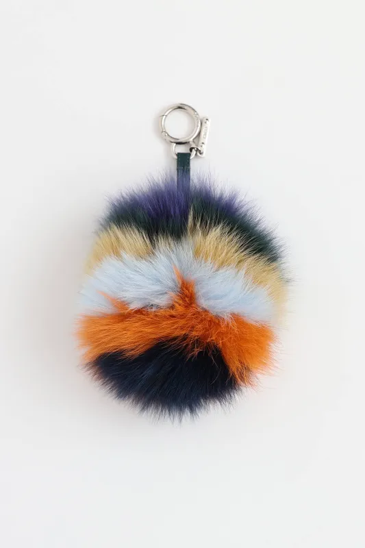Pompom Keychain Charm made by Fendi
