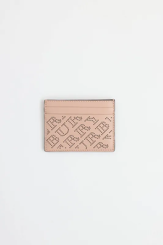 Perforated Card Holder made by Burberry