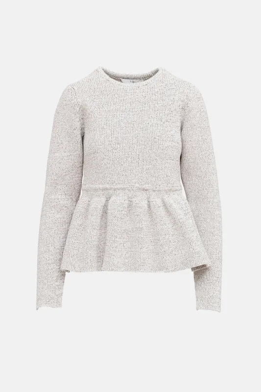 Knit Peplum Sweater made by Tibi