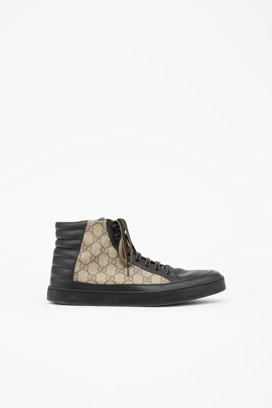 GG Supreme High Top Sneaker made by Gucci
