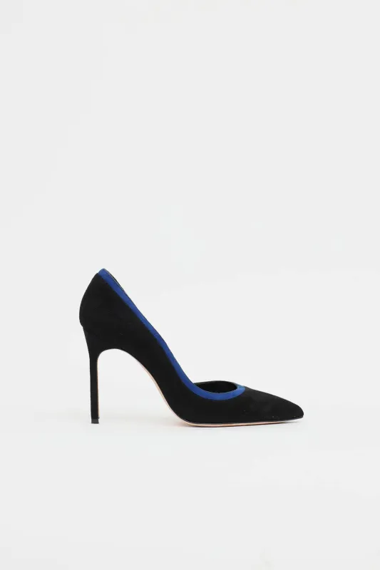 Suede Pump made by Manolo Blahnik