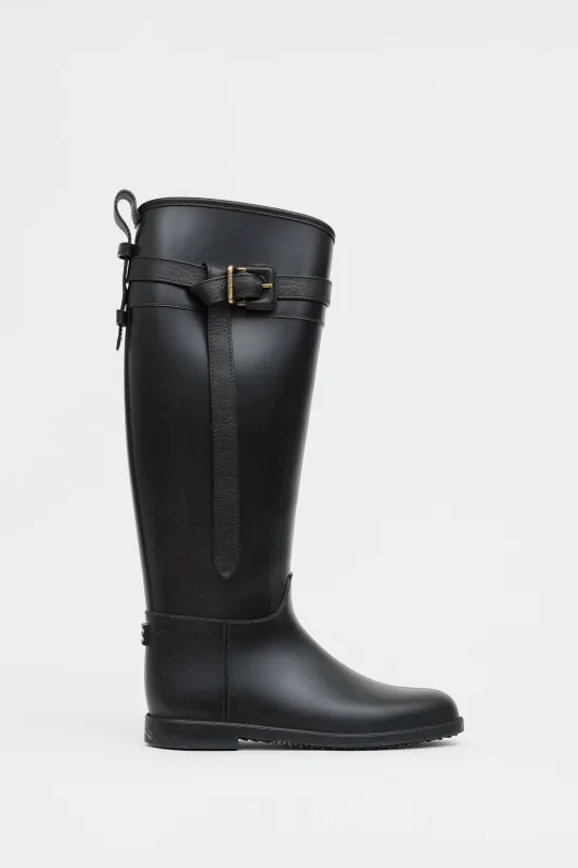 Rubber Buckle Boot made by Burberry