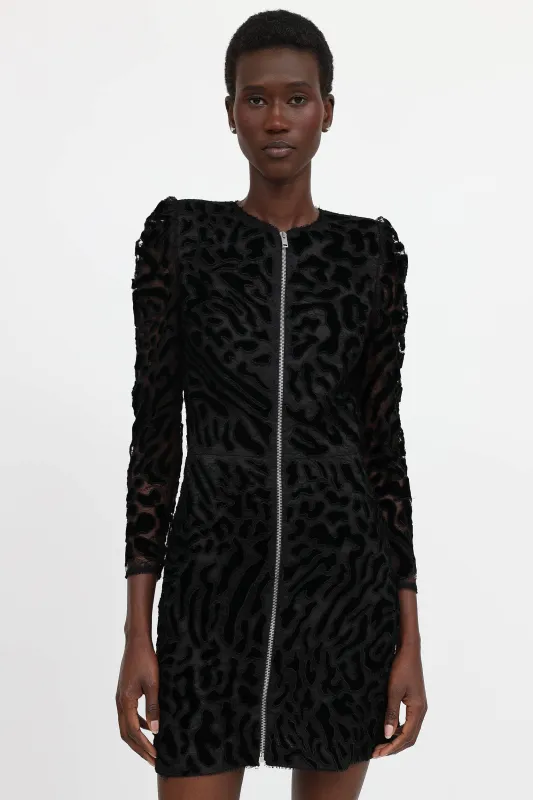 Lace Zip Up Dress made by Givenchy