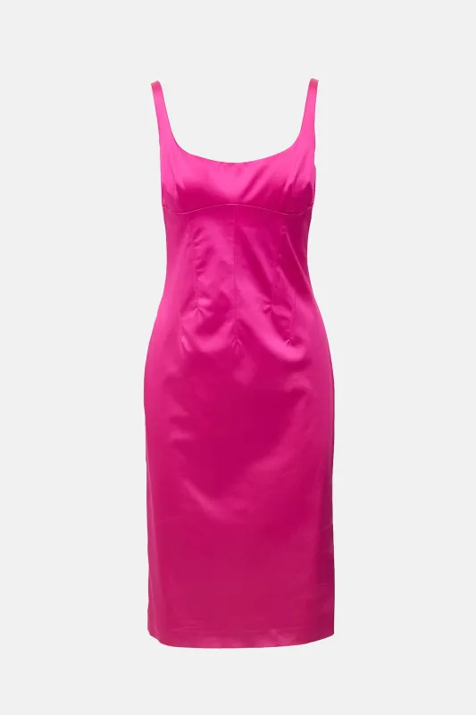 D&G Satin Sheath Dress made by Dolce & Gabanna