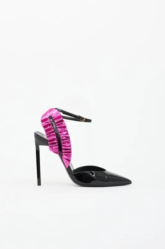 Patent Eddie Leaf Heel made by Yves Saint Laurent