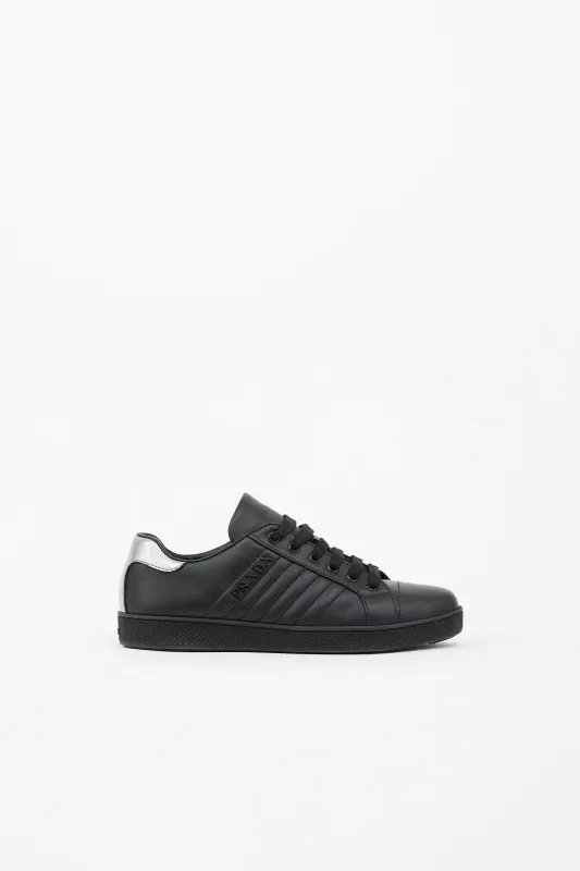 Leather Logo Sneaker made by Prada