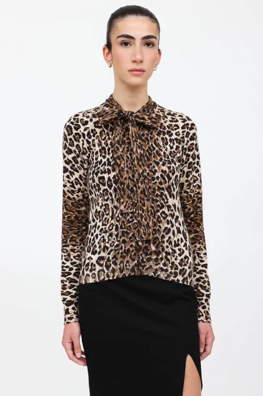 Patterned Tie Cardigan made by Dolce & Gabanna