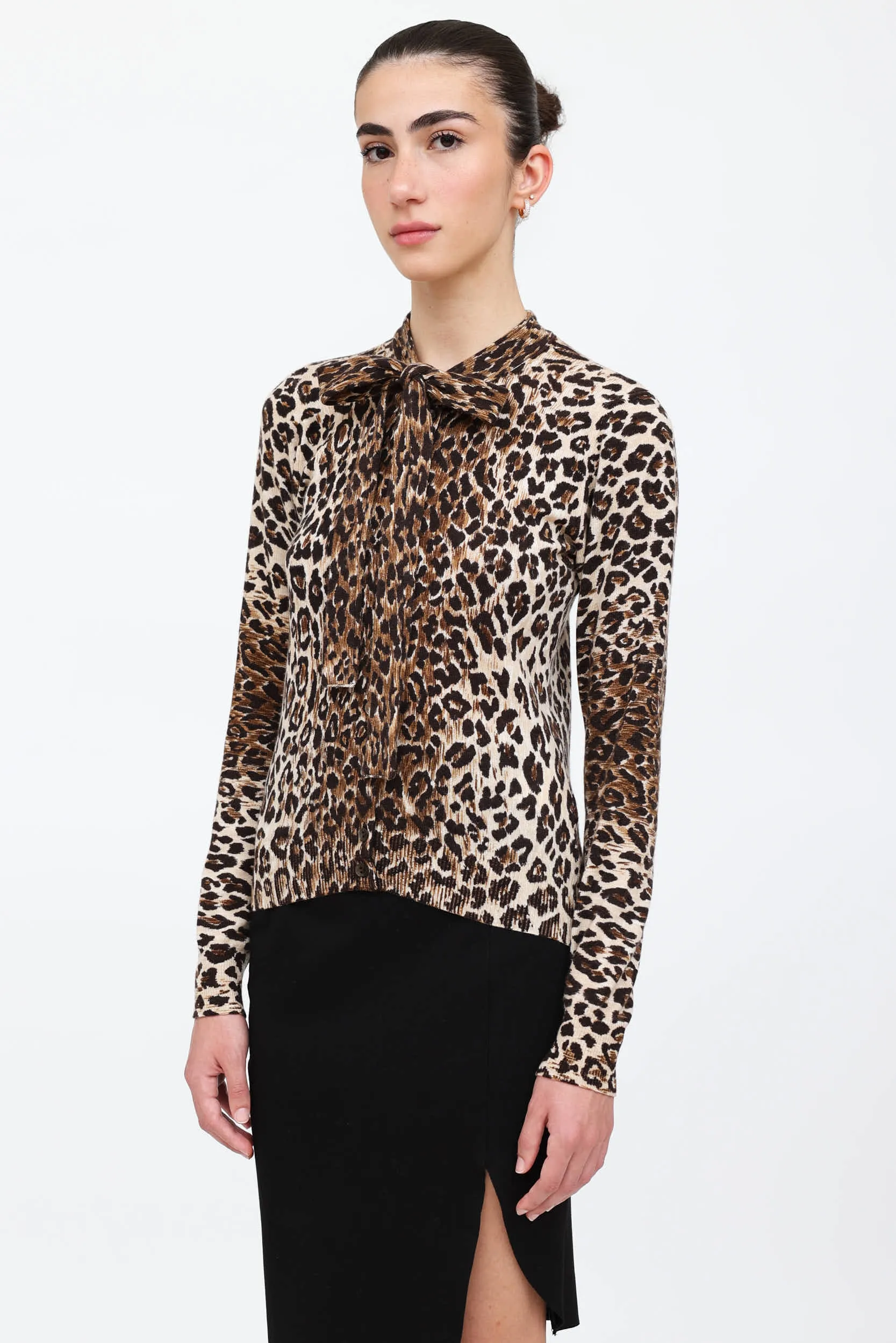 Patterned Tie Cardigan sold by VSP Consignment product image thumbnail 3