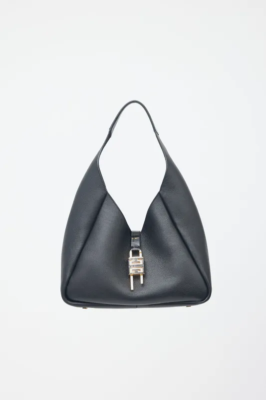 Leather Medium G Shoulder Bag made by Givenchy