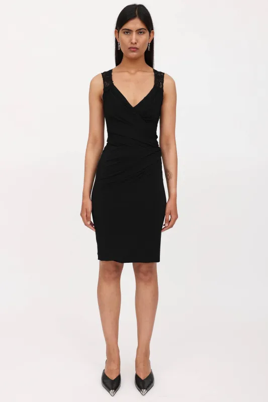 Lace Ruched Dress made by Dolce & Gabanna