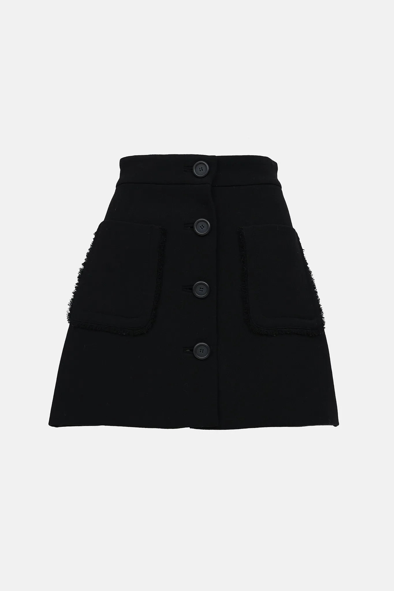 2015 Wool Button Skirt sold by VSP Consignment