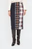 Navy & Multi Check Panelled Midi Skirt sold by VSP Consignment