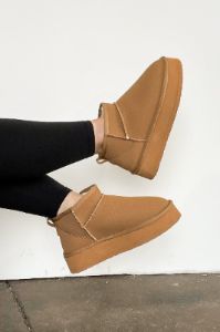 Height of Cozy Platform Sherpa Boots - FINAL SALE sold by Madison + Mallory
