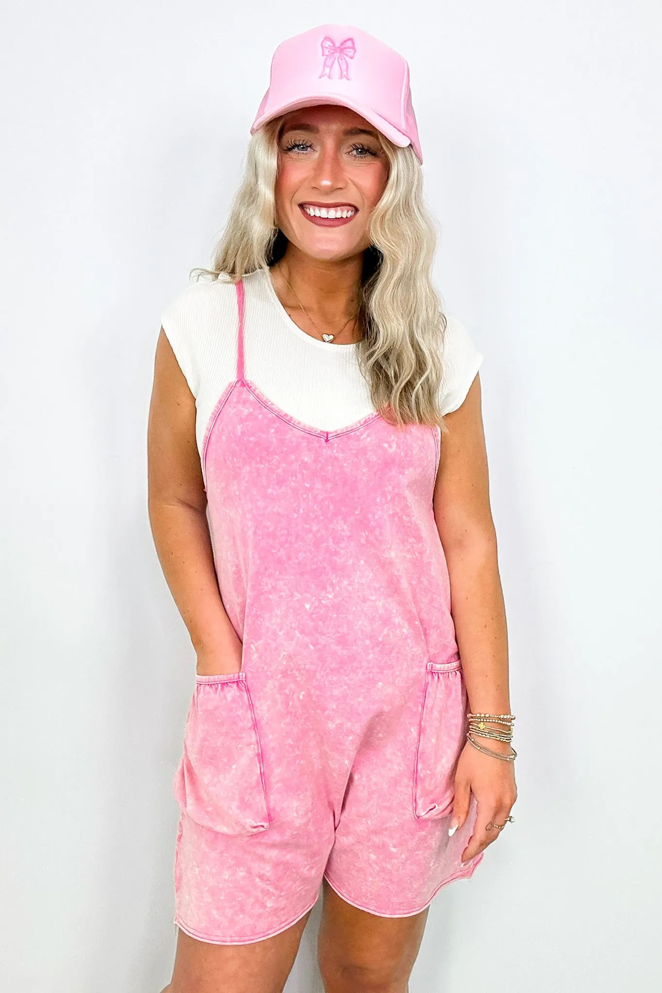 Ophira Washed Knit Relaxed Fit Romper - BACK IN STOCK sold by Madison + Mallory product image thumbnail 5