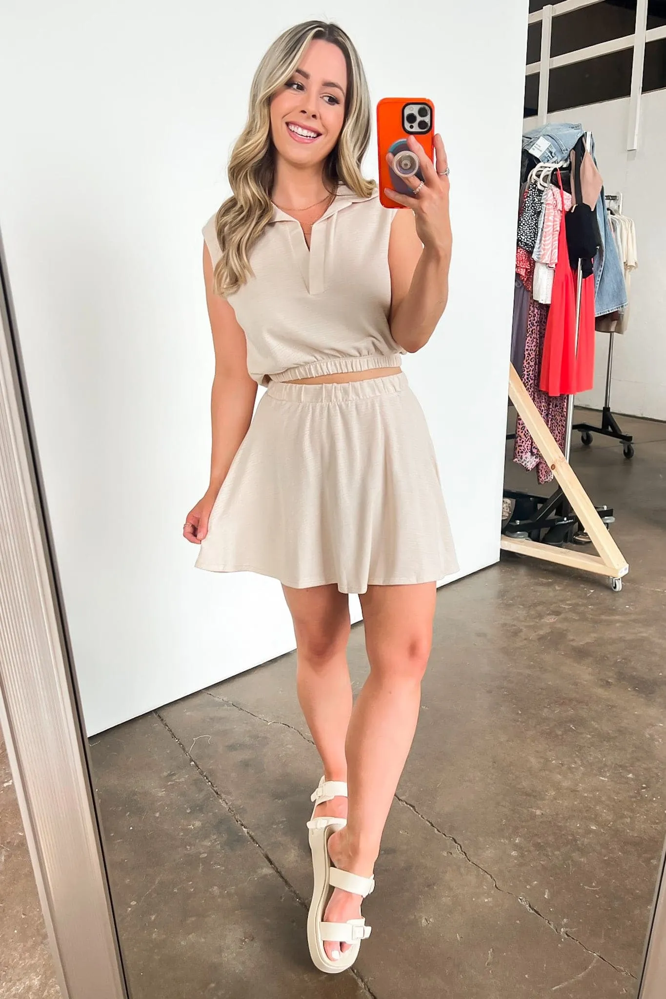 Karisah Flare Skirt - FINAL SALE sold by Madison + Mallory product image thumbnail 4