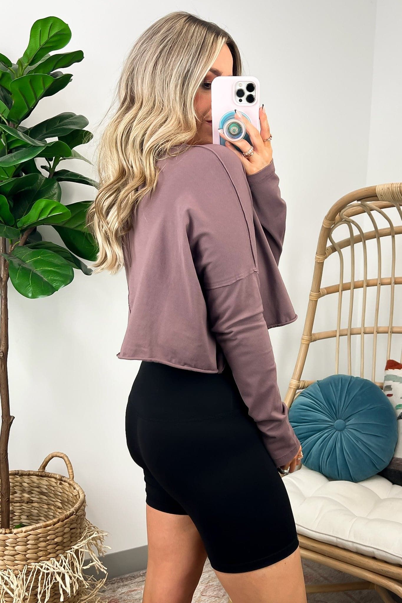 Cordera Cropped Long-Sleeve Tee - FINAL SALE sold by Madison + Mallory product image thumbnail 10