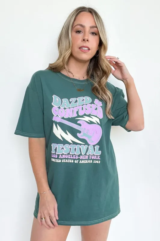 Dazed & Confused Festival Oversized Vintage Graphic Tee - FINAL SALE sold by Madison + Mallory