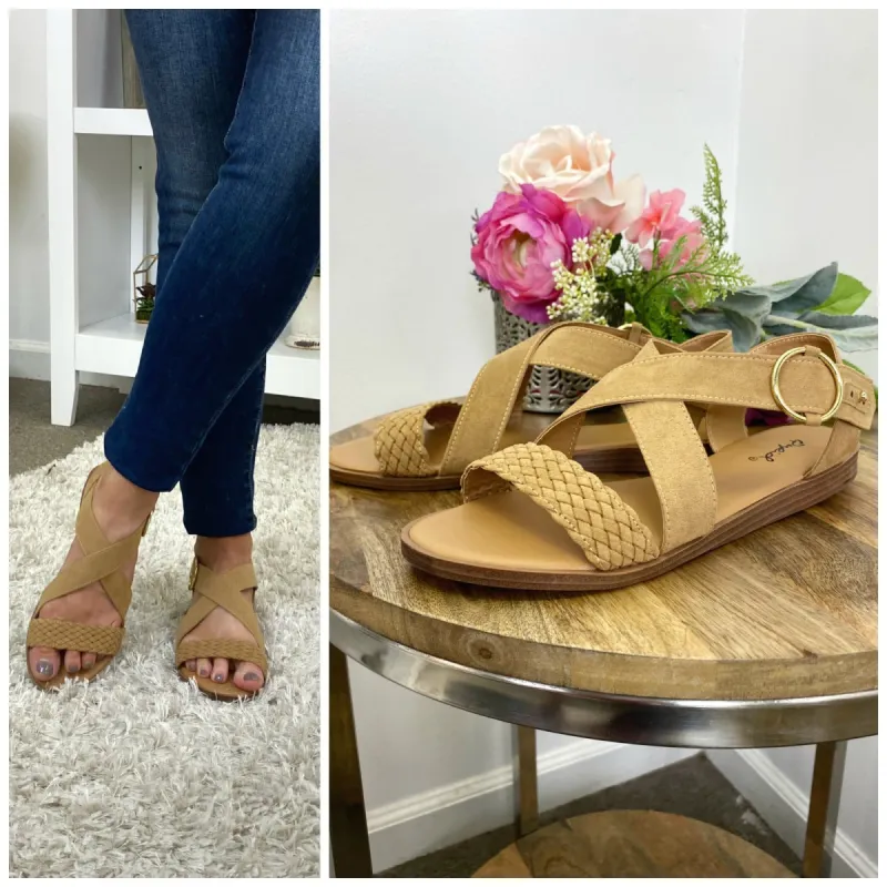 Amee Braided Strap Sandals - FINAL SALE sold by Madison + Mallory