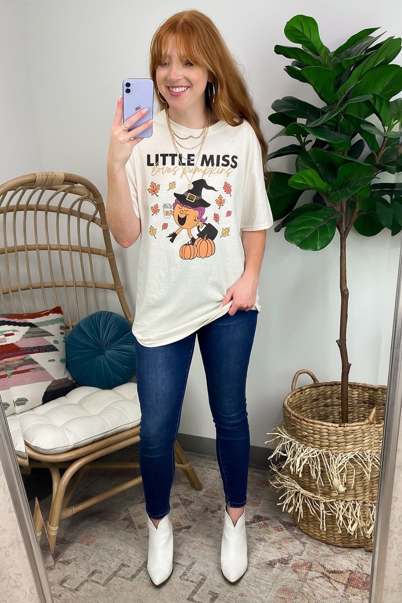Little Miss Loves Pumpkins Graphic Tee - FINAL SALE sold by Madison + Mallory product image thumbnail 5