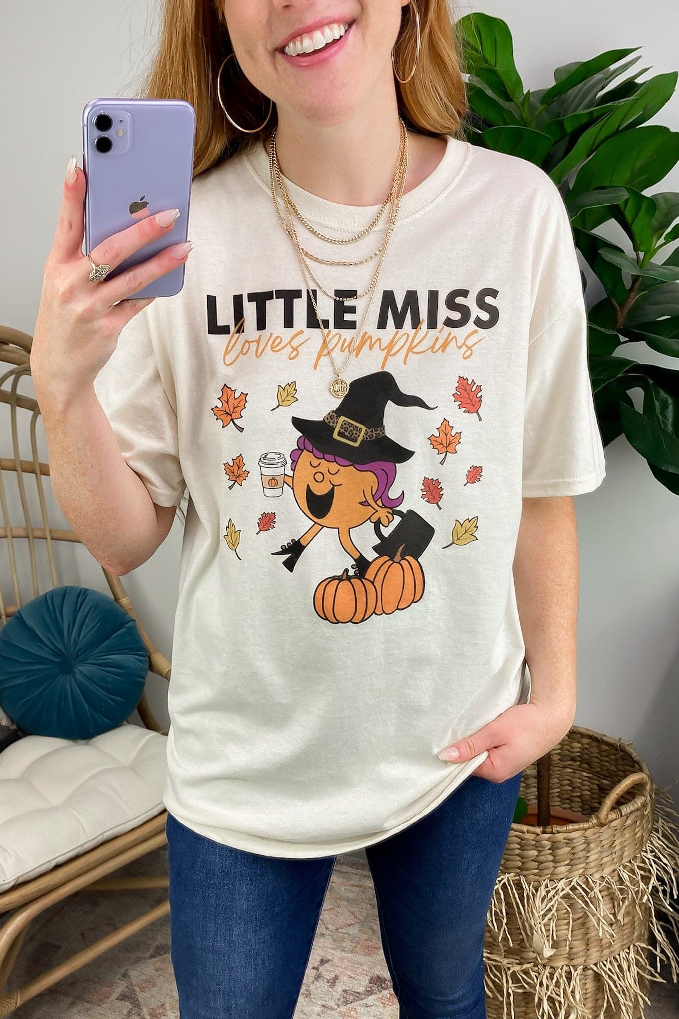 Little Miss Loves Pumpkins Graphic Tee - FINAL SALE sold by Madison + Mallory product image thumbnail 2