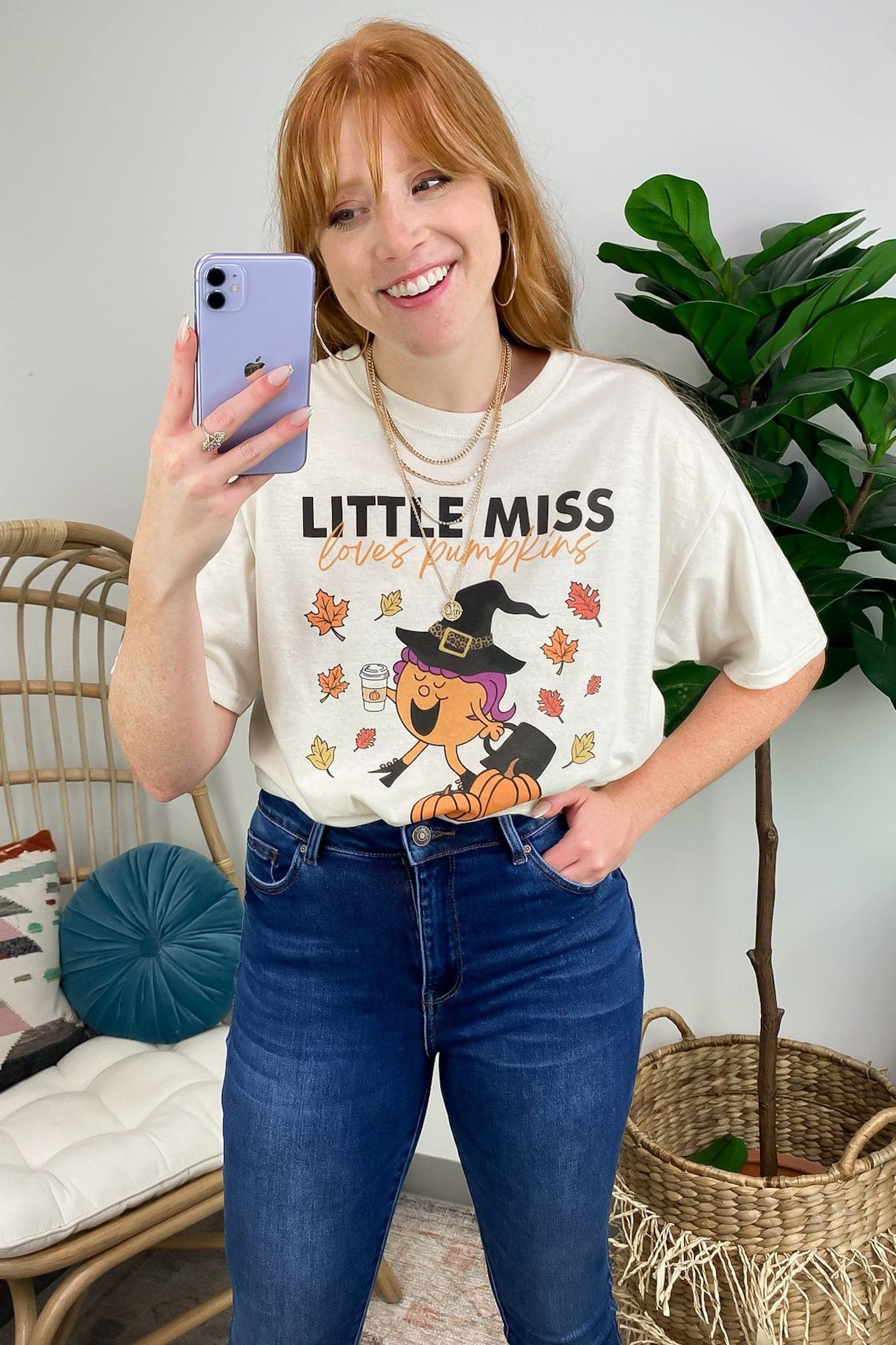 Little Miss Loves Pumpkins Graphic Tee - FINAL SALE sold by Madison + Mallory product image thumbnail 3