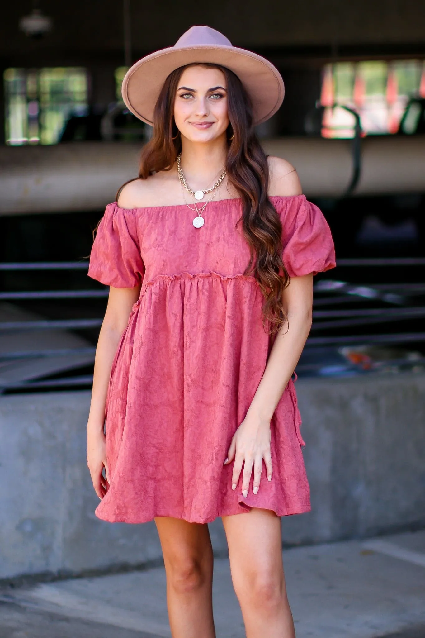 Milly Off Shoulder Flowy Dress - FINAL SALE sold by Madison + Mallory product image thumbnail 5