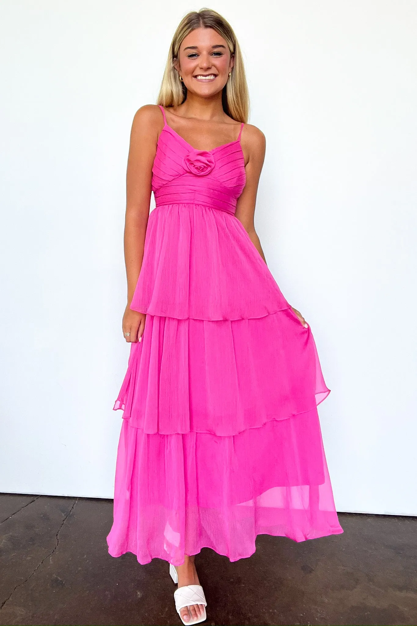 Blissfully Darling Tiered Floral Ruffle Dress - FINAL SALE sold by Madison + Mallory product image thumbnail 3