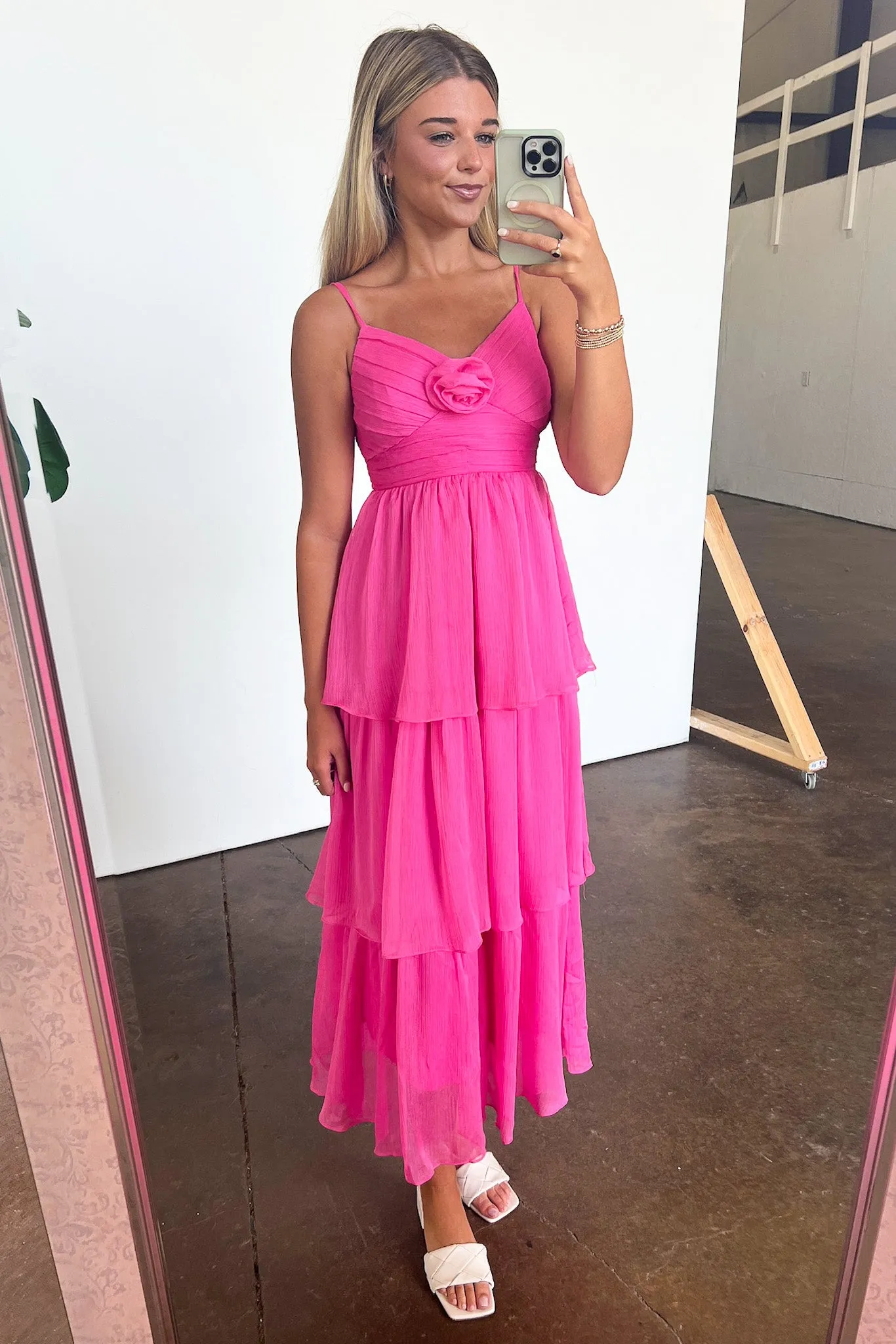 Blissfully Darling Tiered Floral Ruffle Dress - FINAL SALE sold by Madison + Mallory product image thumbnail 5